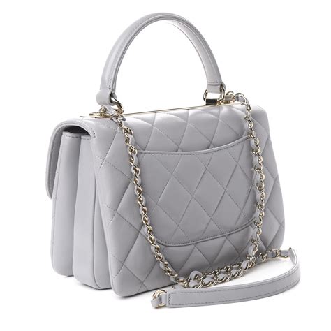 chanel bag grey color